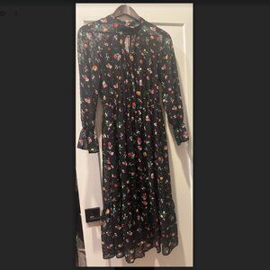 Sheer Black Dress, Banana Republic